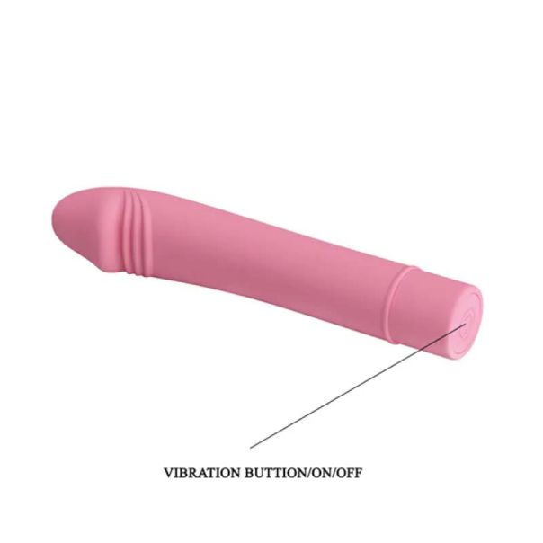 Realistični Silikonski Vibrator Polevik Pink - 014718-1