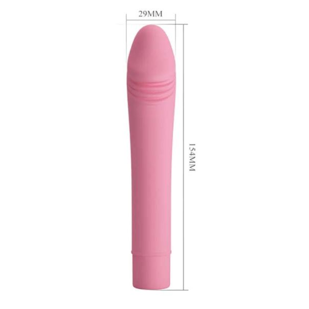 Realistični Silikonski Vibrator Polevik Pink - 014718-1
