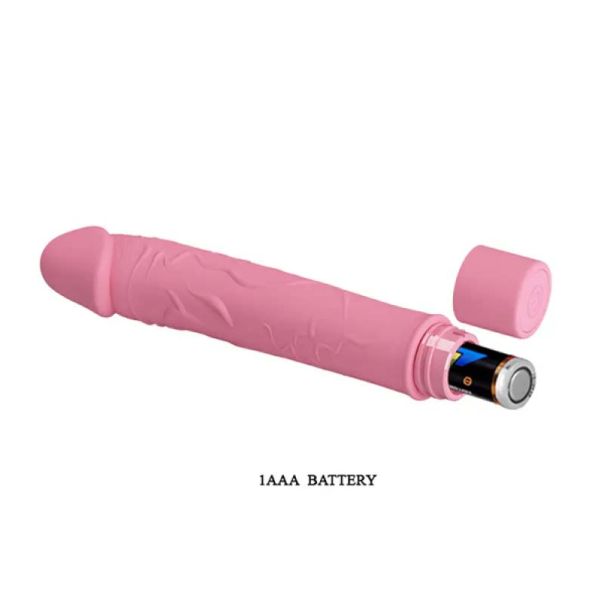 Realistični Silikonski Vibrator Vic Pink - 014701-1