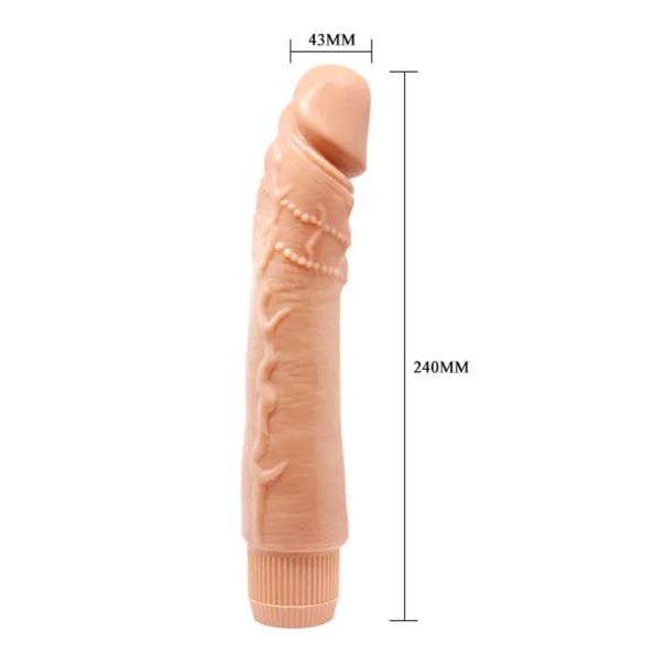 Realistični Vibrator 24cm Dybbuk - 001071R