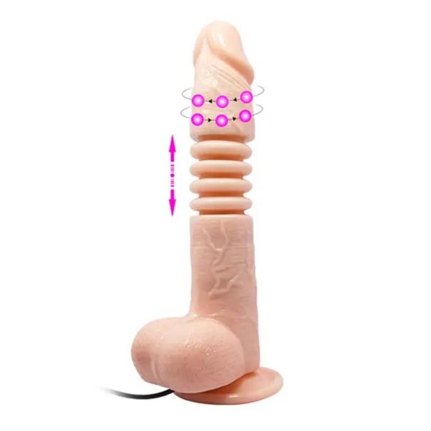 Rotirajući vibro dildo - 008097X