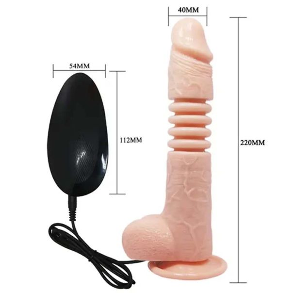 Rotirajući vibro dildo - 008097X