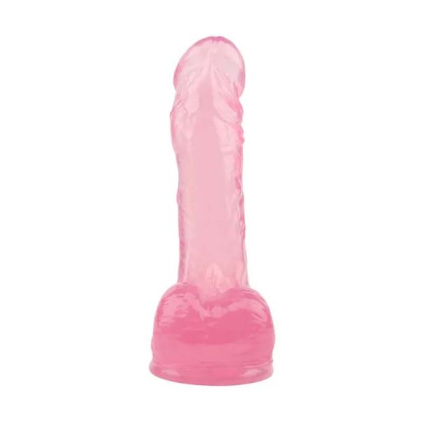Roze dildo sa testisima 20cm - CN-711754366