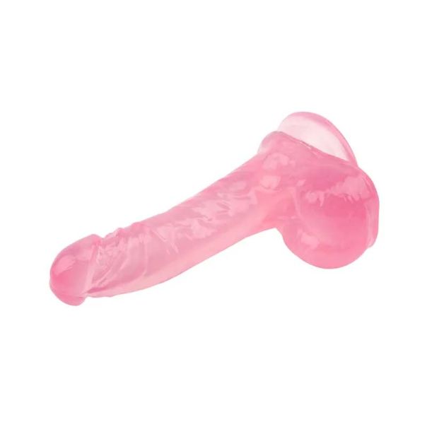 Roze dildo sa testisima 20cm - CN-711754366