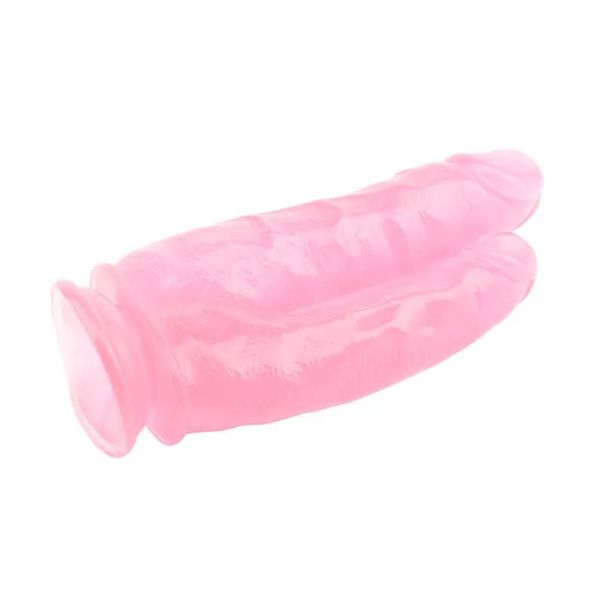 Roze dildo za duplu penetraciju 25cm - CN-711921806