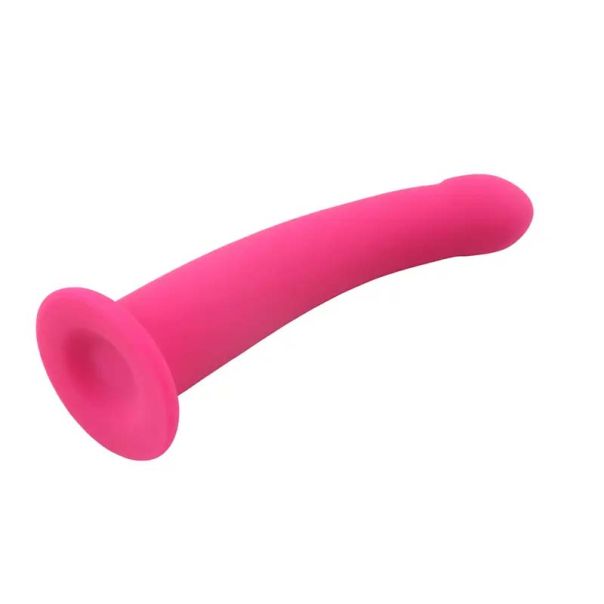 Roze silikonski dildo bez testisa Bend Over - CN-544098547