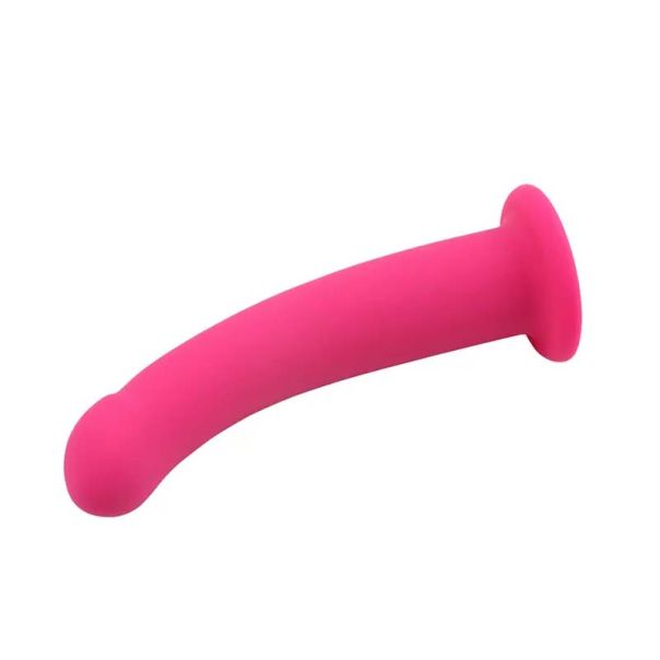 Roze silikonski dildo bez testisa Bend Over - CN-544098547