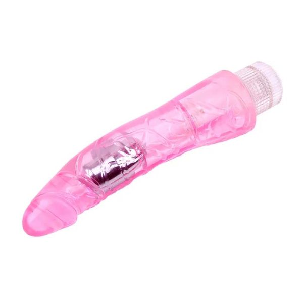 Roze Vibrator 22cm Glitters Mr.Right Pink - CN-131852112