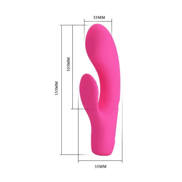 Savitljivi vibrator sa dodatnom stimulacijom klitorisa Tim - 014650-1