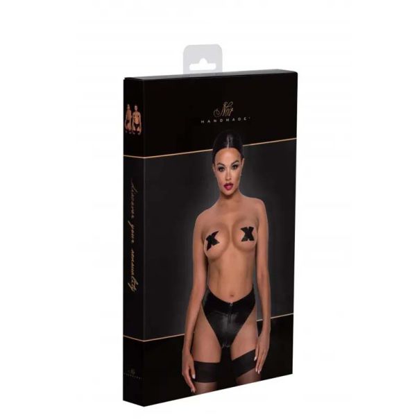 Seksi gaćice sa dvostranim rajsferšlusom Powerwetlook - F260