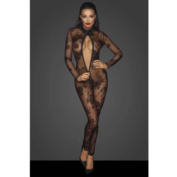 Seksi jednodelni kombinezon sa trostranim rajsferšlusom - F237