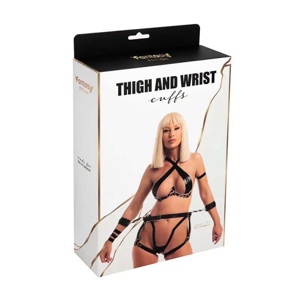 Seksi vezovi Thigh and Wrist Cuffs - ff001071