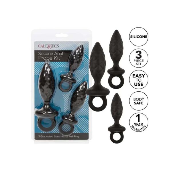 Set silikonskih analnih dilda Silicone Anal Probe Kit - 12146