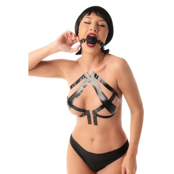 Silikonska kugla za usta sa rupicama Silicone Breathable Ball Gag - ff001008