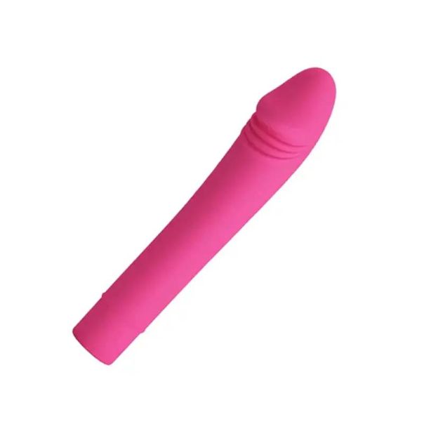 Roze silikonski vibrator 15cm - 014718