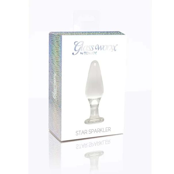 Stakleni analni dildo 12cm - 10613