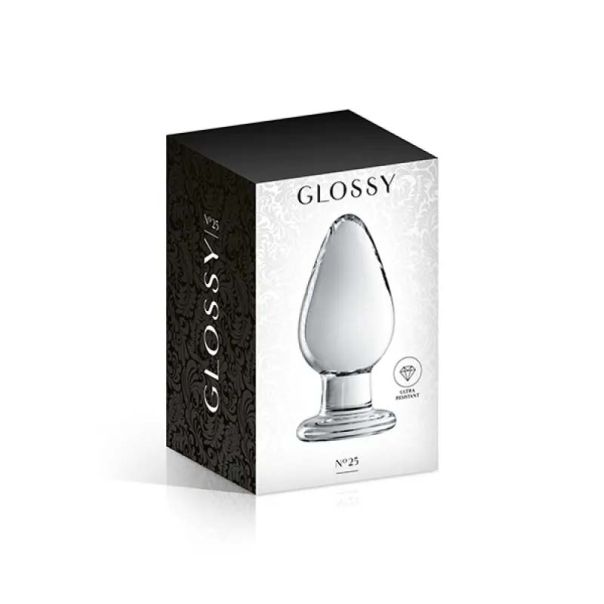 Stakleni analni dildo Glossy - 532081020