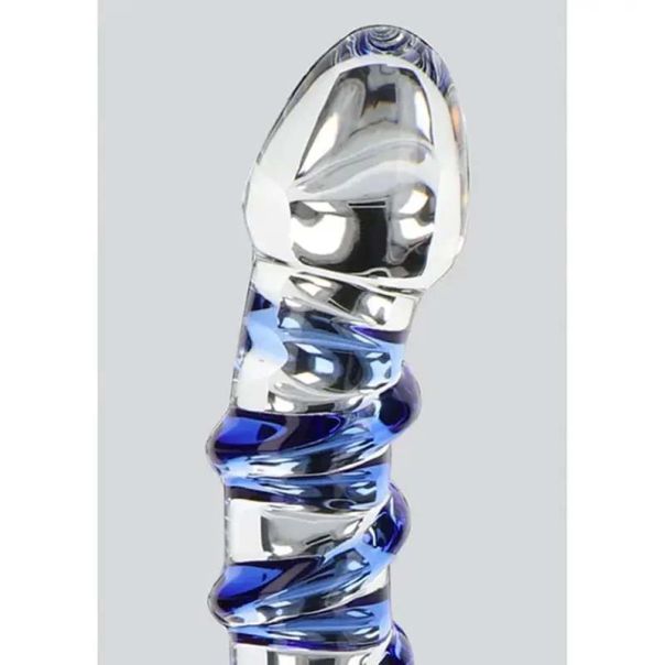 Stakleni dildo 18cm - 10612