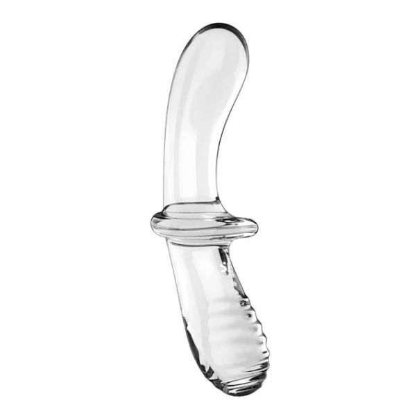 SATISFYER Double Crystal Glass Dildo Transparent - 4045665