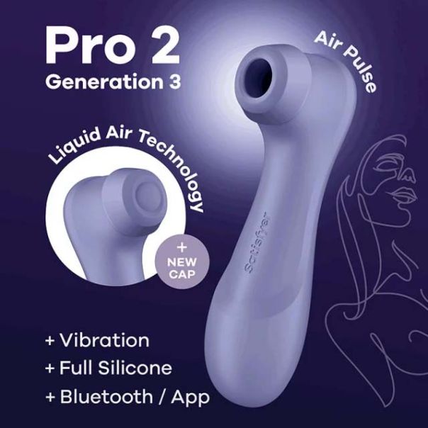 SATISFYER Pro 2 Generation 3 with Liquid Air Lilac - 4051864