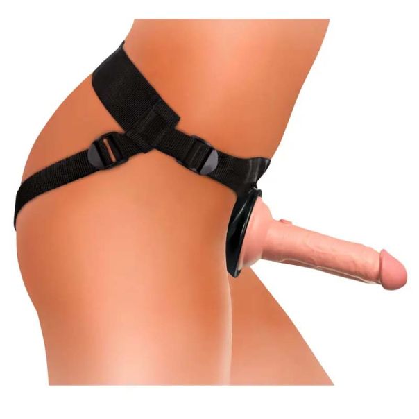 Strap on sa silikonskim dildom 15cm - 05469090000