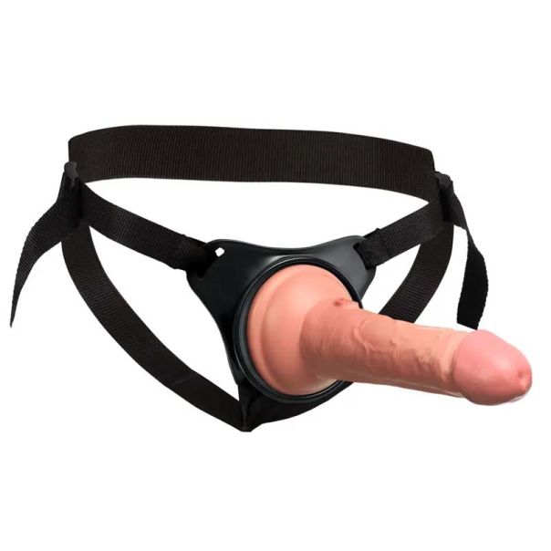 Strap on sa silikonskim dildom 15cm - 05469090000