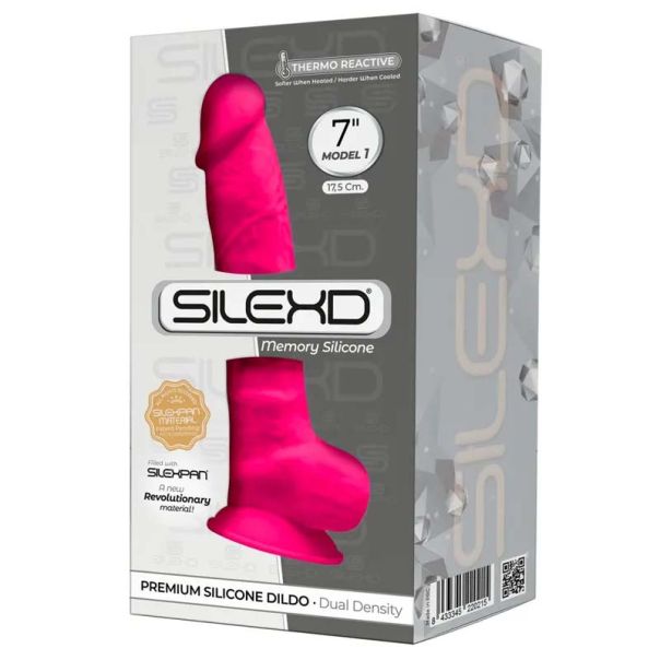 Termoaktivni Rozi Silikonski Dildo 18cm - 05377050000