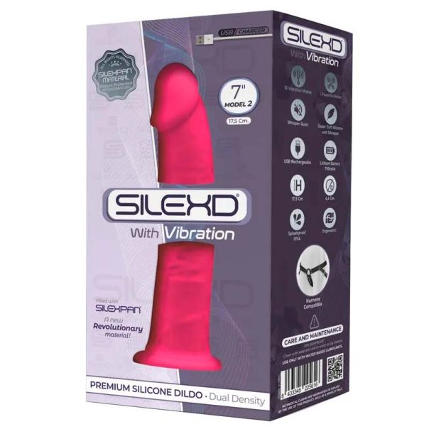 Termoaktivni Silikonski Vibro Dildo 18cm - 54000580000