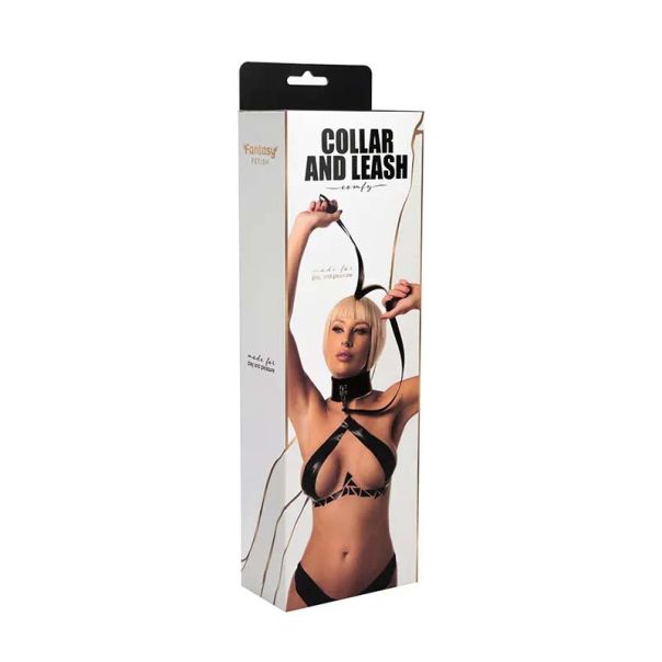 Udobna ogrlica sa povodcem Comfy Collar and Leash - ff001034