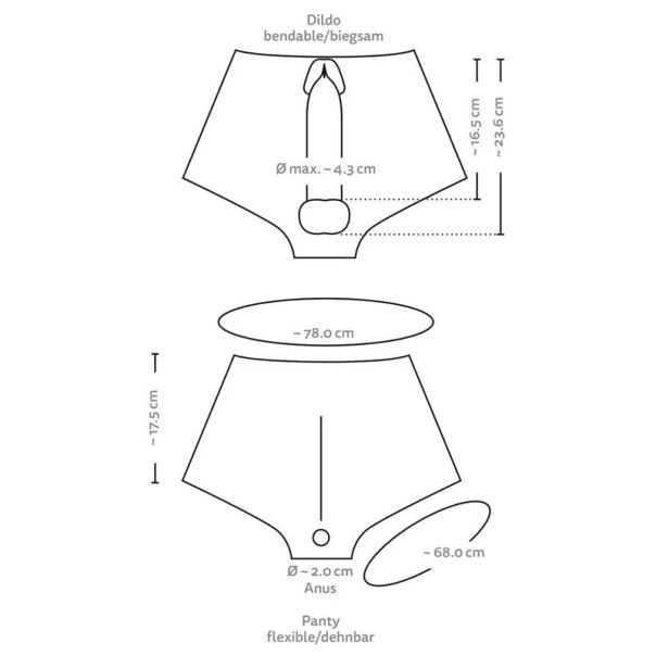 Strap on od ultra realistićnog materijala Ultra Realistic Penis Pants - 50028420000