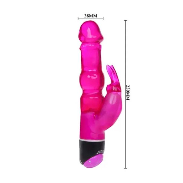 Roze multifunkcionalni vibrator 22cm - 006061