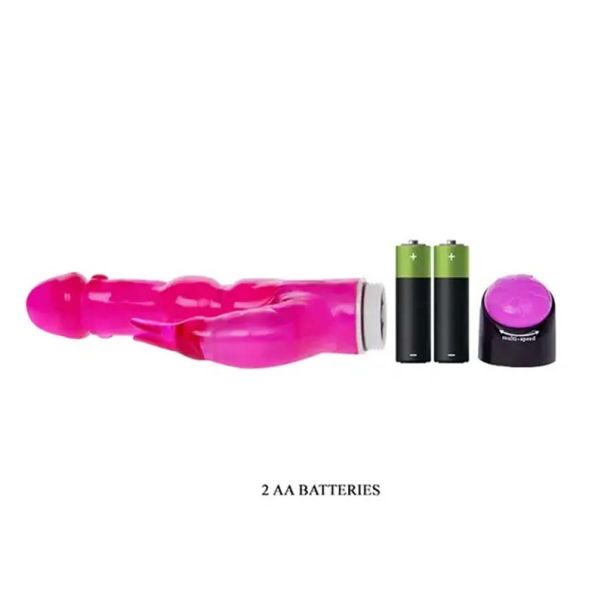 Roze multifunkcionalni vibrator 22cm - 006061