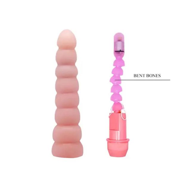 Rebrasti analni vibrator 16cm - 007102g