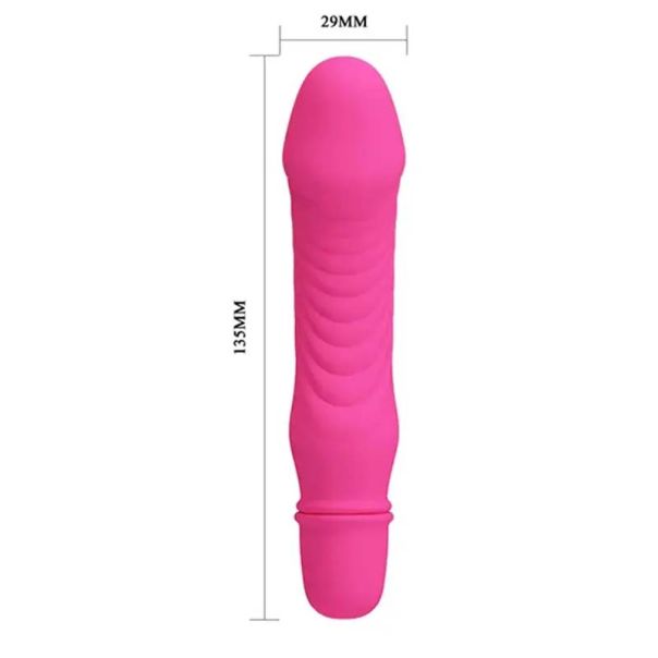 Mali roze vibrator 10 funkcija vibracije - 014510-2