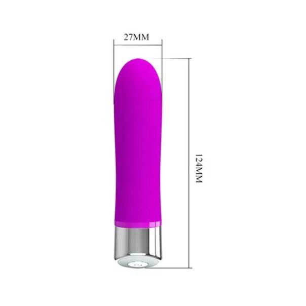 Ljubičasti vibrator jakih vibracija 12 funkcija vibracije - 014610