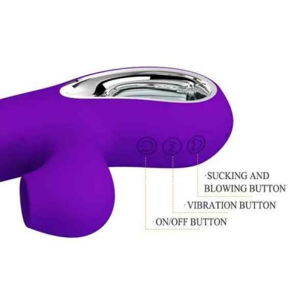 Vibrator sa usisavanjem Jersey - 014833