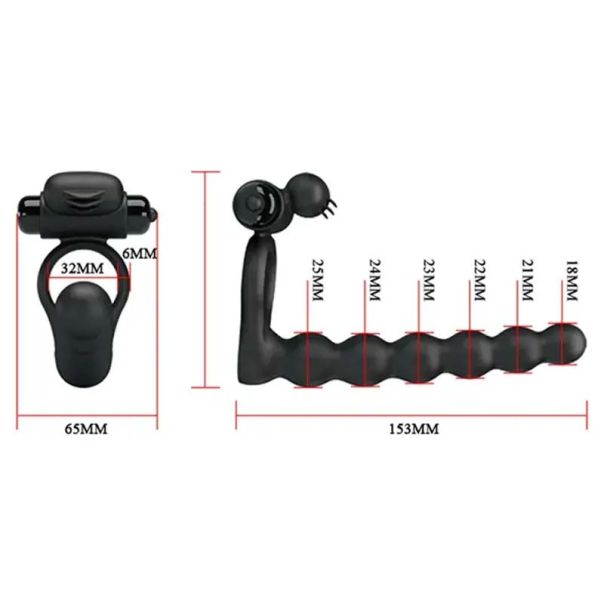 Vibrator za duplu penetraciju - 210218