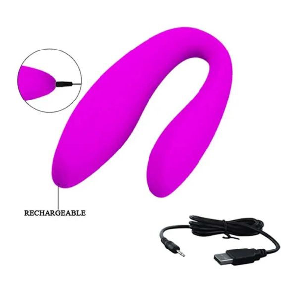 Vibrator za parove 12 funkcija vibracije - 014485w