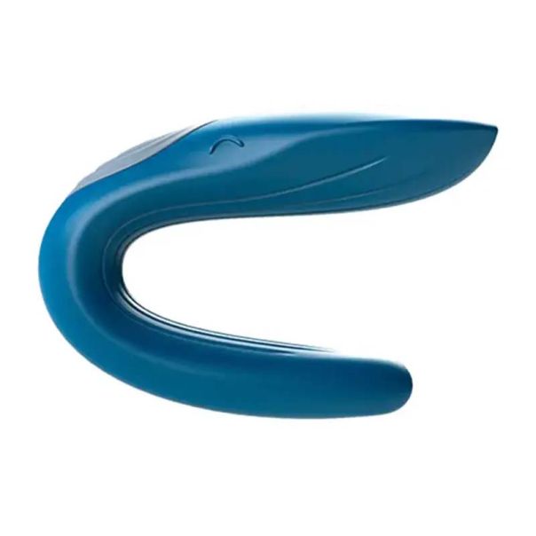 Plavi vibrator za parove Satisfyer Double Whale - 9014095