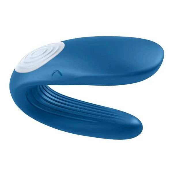 Plavi vibrator za parove Satisfyer Double Whale - 9014095