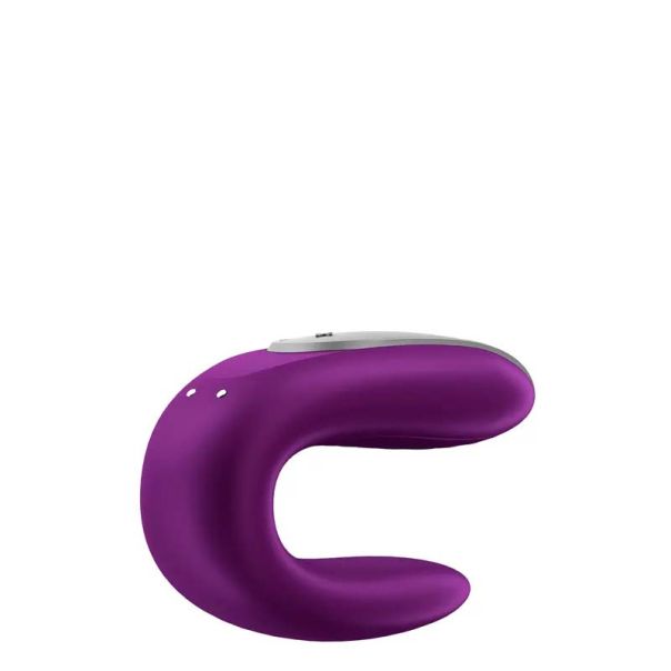Vibrator za parove aplikacija Satisfyer Double Fun Violet - 4002460