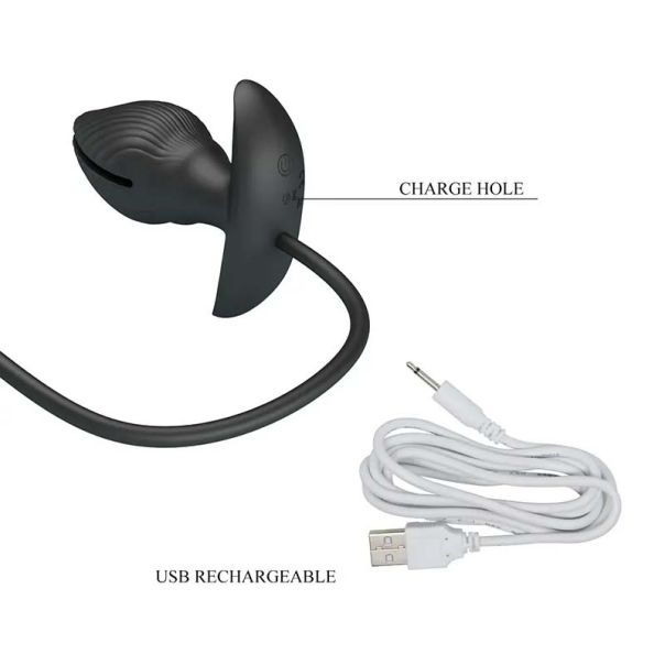 Vibrirajuci analni dildo na naduvavanje Manson - 040160Q