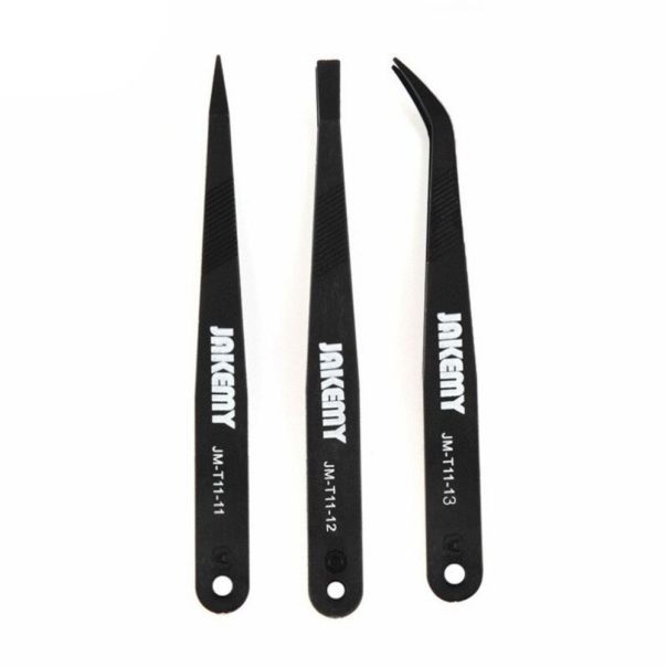 JAKEMY JM-T11 3in1 set plasticnih pinceta - 109344