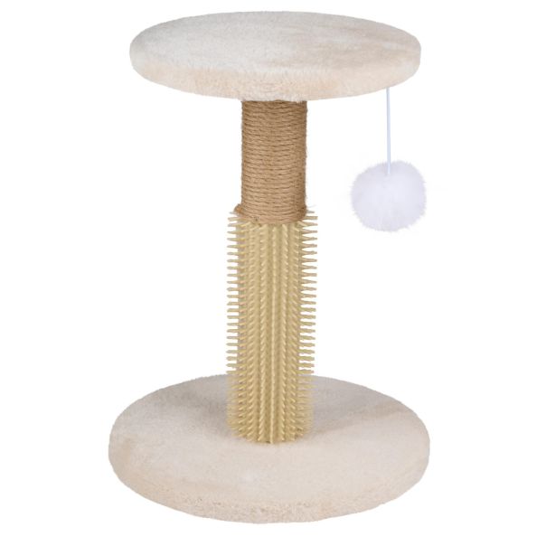 PET COMFORT Stub za grebanje za mačke sa četkom za češkanje bež 40 cm - EP3151041