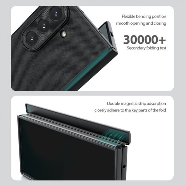 Maska za Samsung F966B Galaxy Z Fold 7 Nillkin Scrub Fold crna - 222803