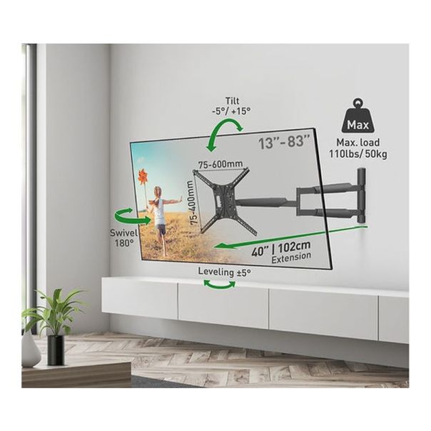 BARKAN BM443XL LCD TV zglobni zidni nosač od 13 do 86 inča - EP3300893