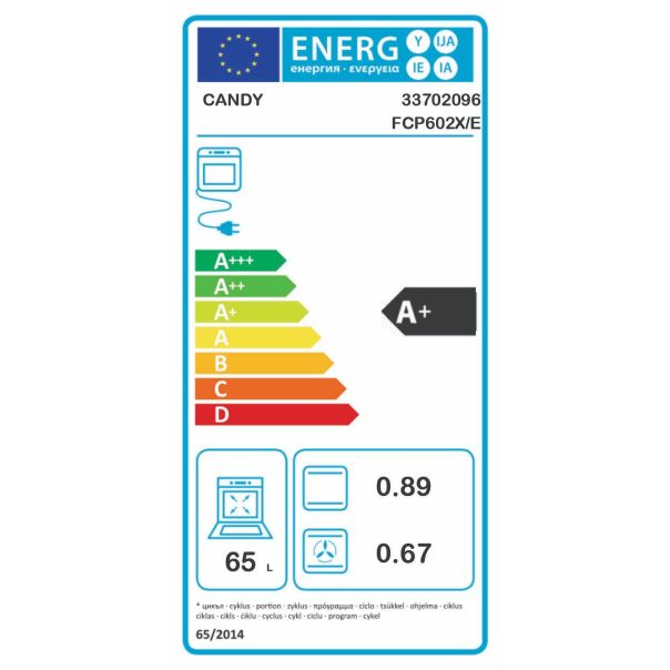 CANDY Ugradna rerna FCP 602 X/E - FCP602X-E