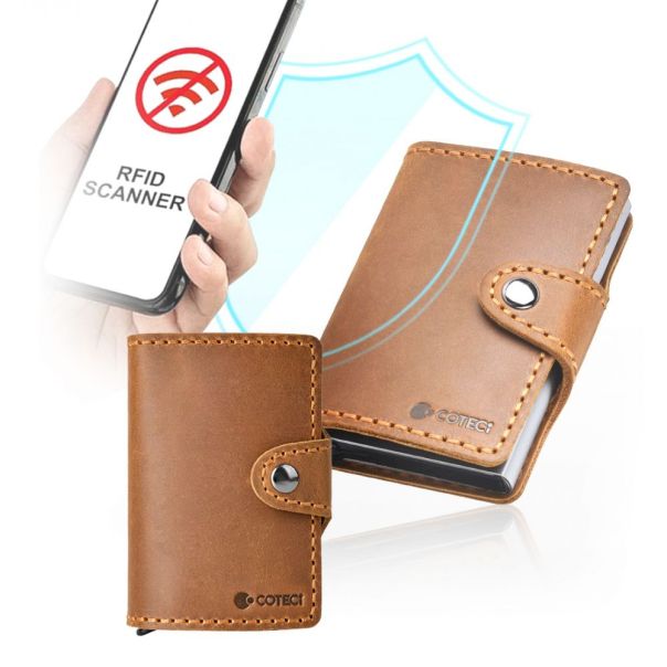 Novcanik Coteci Luxury Series + Anti-theft OT-014 svetlo braon - EP3177351