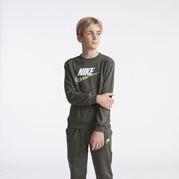 NIKE Trenerka K Nsw Tracksuit Poly Crew Hbr BG - FD3090-325