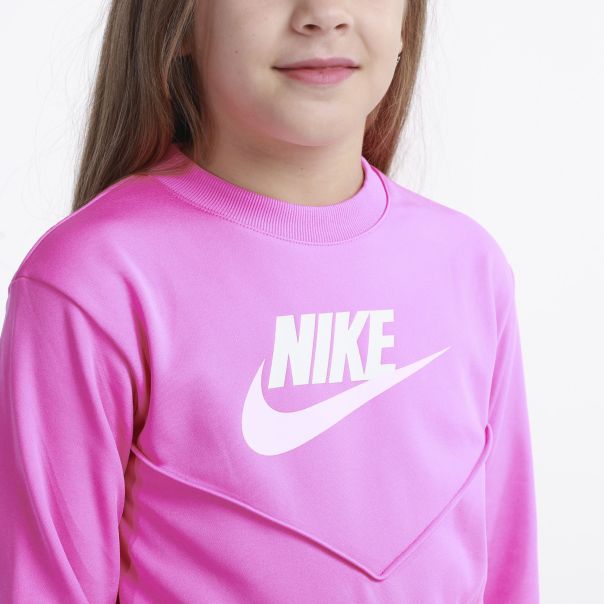 NIKE Trenerka K Nsw Tracksuit Poly Crew Hbr GG - FD3090-675